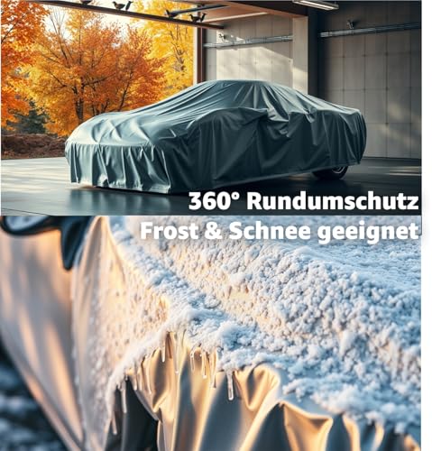 Autoplane Abdeckplane - Auto Abdeckung & universale Autoschutzhülle - Autogarage - Car Cover - wasserdicht & wetterfeste Autoplane - 430 * 175 * 150 cm