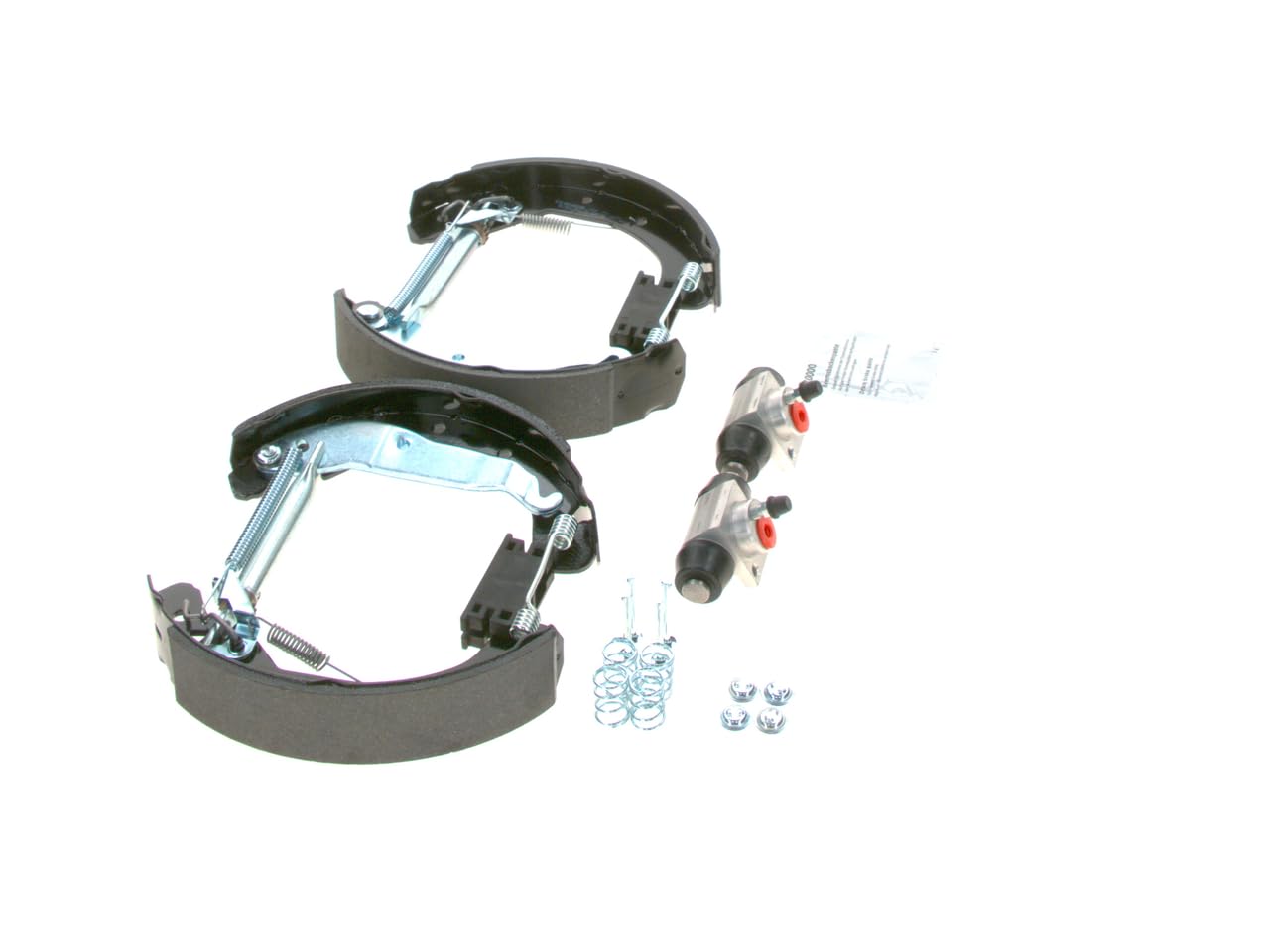 Bosch KS633 Kit Super Pro - Kit de freno trasero de tambor - 1 juego completo premontado, 2 cilindros de rueda, 4 zapatas de freno