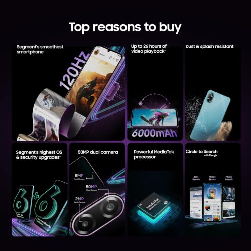 Samsung Galaxy M17e 5G 4GB 128GB Purple Vibe Violet - Image 3