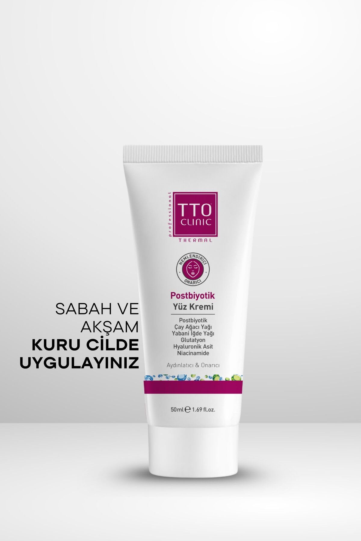TTO Clınıc Postbiyotik Yüz Kremi 50 Ml (Rozalı, Akneli, Lekeli Ciltlerde)