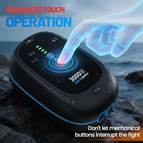 Image of Bait Aerator,IPX7 Waterproof Suitable for Outdoor Fishing Power Outage Emergency air Pump Rechargeable Aerator for Fish Built-in Battery