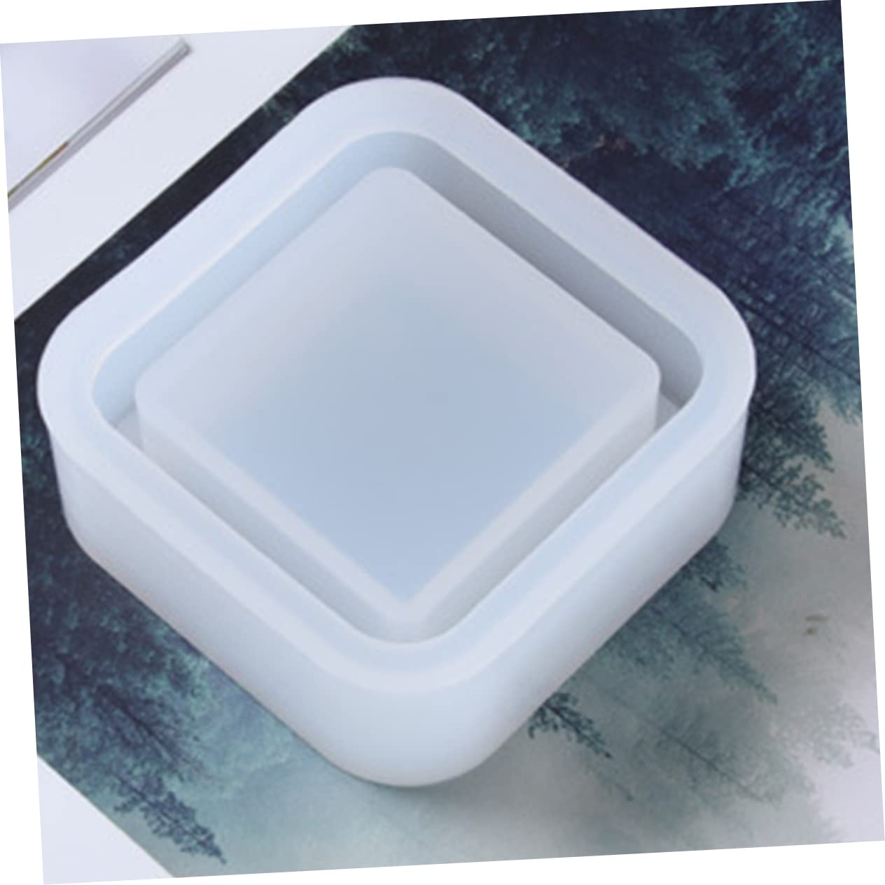 COHEALI 2sets Stampi Silicone Per Creazioni Artistiche Contenitore Per Piante Grasse e Gioielli Inclusa Base Molding Facile e Versatile Ottimo Per Epoxy Resin e Decorazioni Uniche