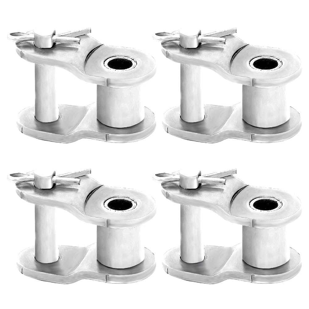 MAPLE ACE #60 SS Offset Half Link for Stainless Steel Roller Chain Single Strand (Qty 4)