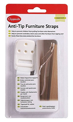 Clippasafe Anti-Tip Furniture Straps