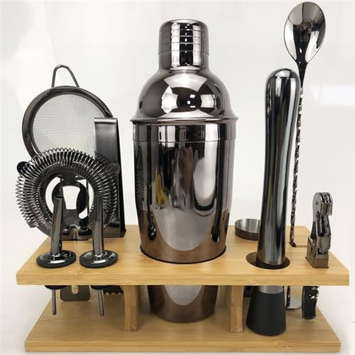 Set de herramientas para cócteles de acero inoxidable 11 piezas