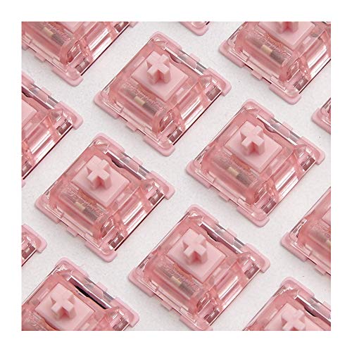 EPOMAKER Sakura Tastatur, kabelgebundene mechanische Tastatur mit durchsichtigem Acrylgehäuse, 87 Tasten, RGB Beleuchtung, PBT-Pudding-Tastenkappen für Gaming (Gateron Orange Switch, Sakura) - Image 8