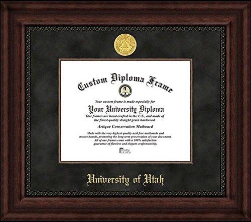 Campus Images UT995EXM University of Utah Executive Diploma Frame 8.5 x 11 Inches