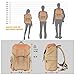 TARION Camera Backpack Canvas Camera Bag Photography Backpack for Women Men Photographer with Laptop Tripod Compartment Waterproof Raincover Retro DSLR SLR Mirrorless Camcorder Camera Bag Khaki M-02