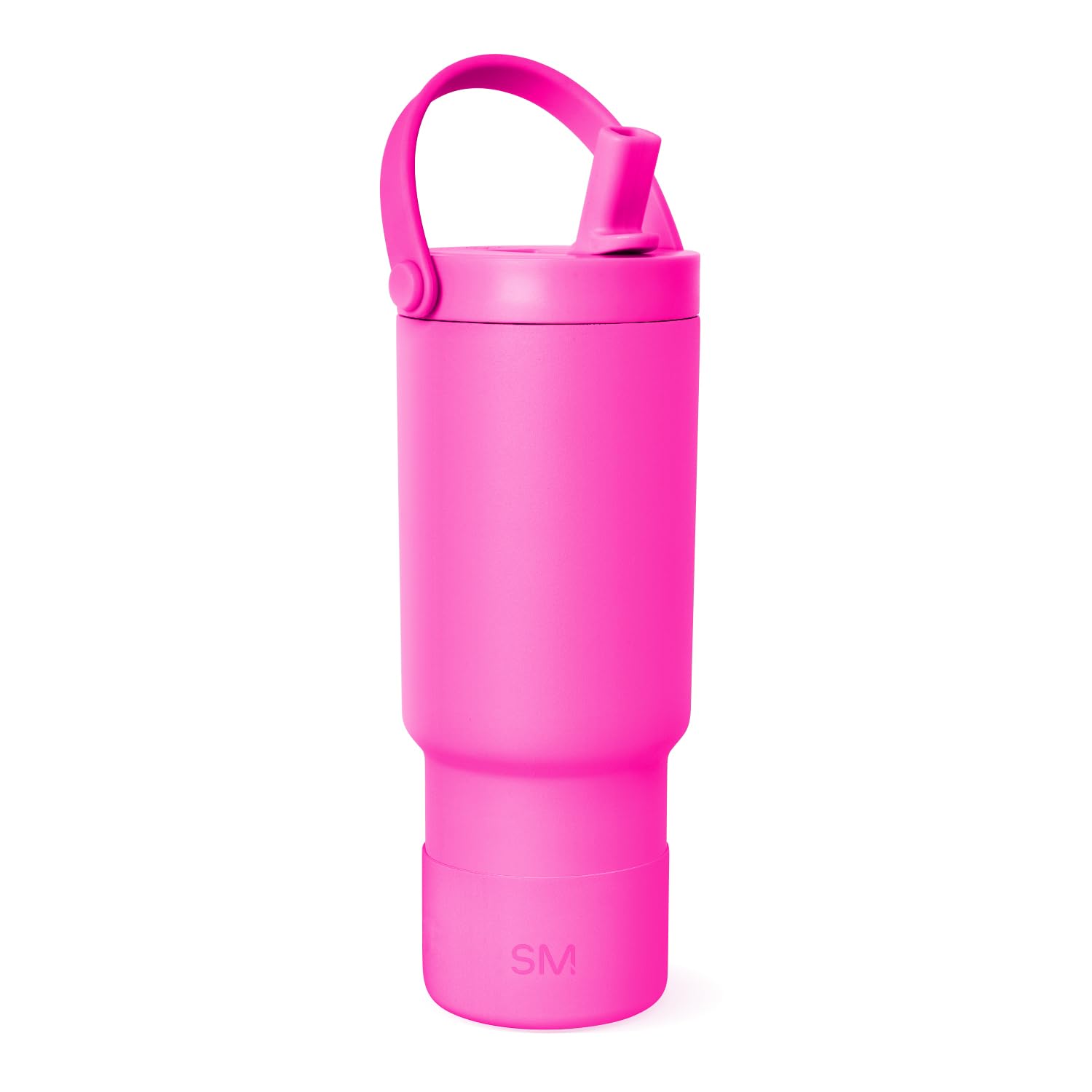 Simple Modern Trek Pivot 24oz Kids Flip Straw Tumbler with Handle and Silicone Boot Insulated Water Bottle Stainless