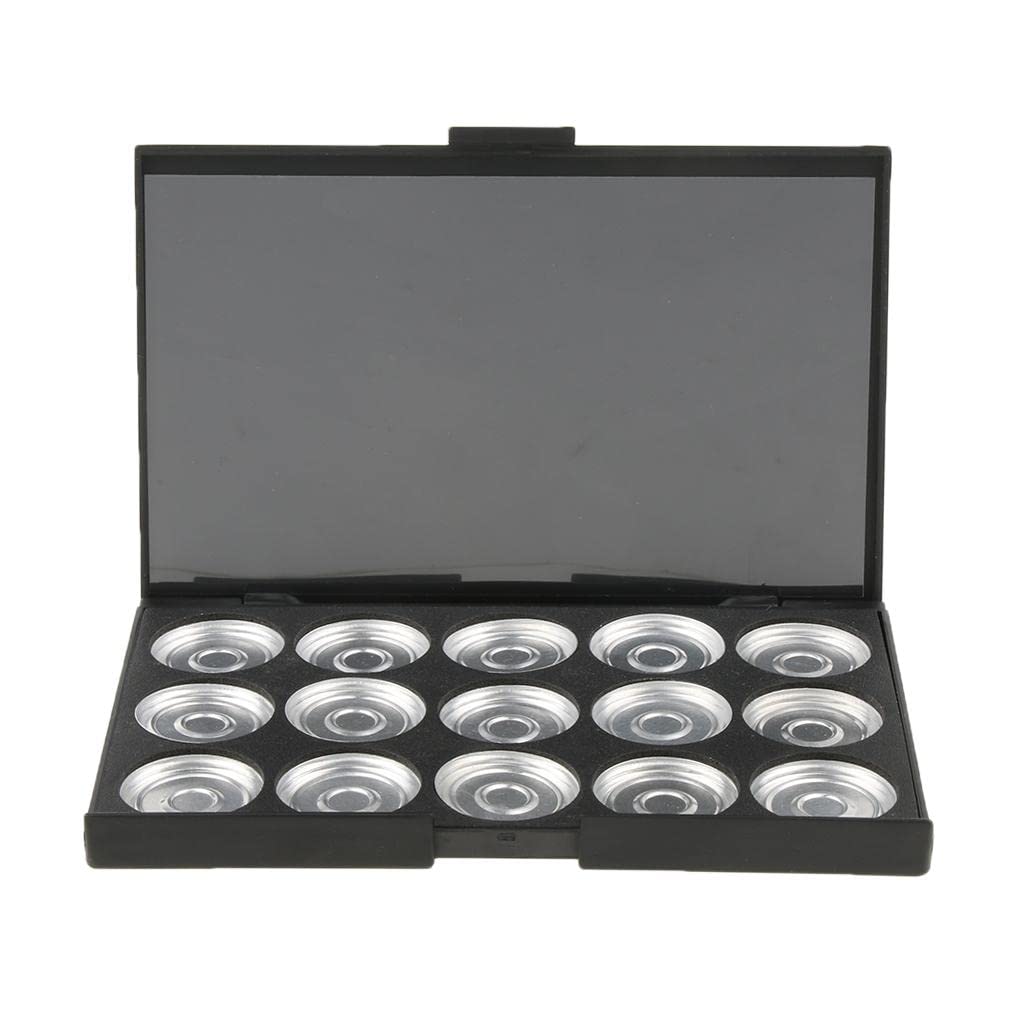 15 Compartments Empty Makeup Palette Eyeshadow Blusher Case Pans| Eye Shadow| Eyes | |Health & Beauty-image-22