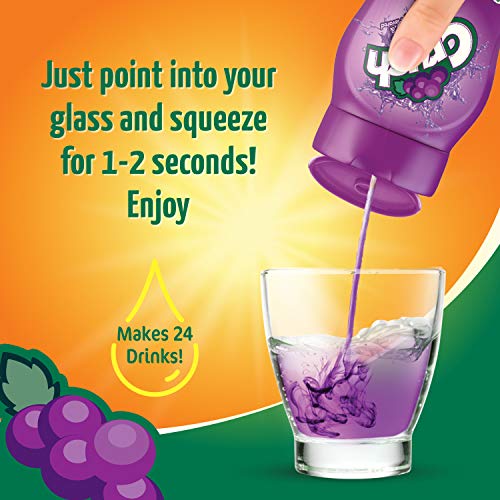 Image of Crush, Grape, Liquid Water Enhancer - New, Better Taste! (4 Bottles, Makes 96 Flavored Water Drinks) - Sugar Free, Zero Calorie