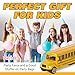 Playbees Long-Nose School Bus Die Cast Metal Model Toy Car 6 Inches with Pullback Action Durable Pull Back Car Door Opening & Closing Realistic School Bus - Great for Gifts, Birthdays, Boys & Girls