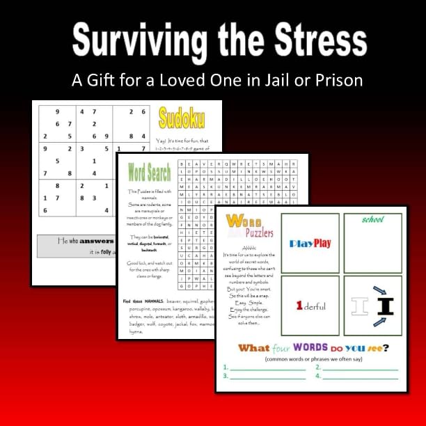 Surviving the Stress: a gift for a loved one in jail or prison Paperback – February 10, 2015