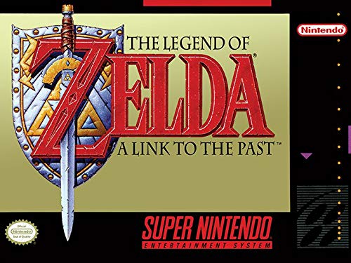 'Super Nintendo Zelda Canvas Print 30 x 40 cm, Multicoloured, 40L x 30W cm