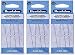 3 Packs - Beadalon Collapsible Eye Needles 2.5" Medium 4pcs/pk - 12 Needles Total (in Rigid Pak TM Mailer)