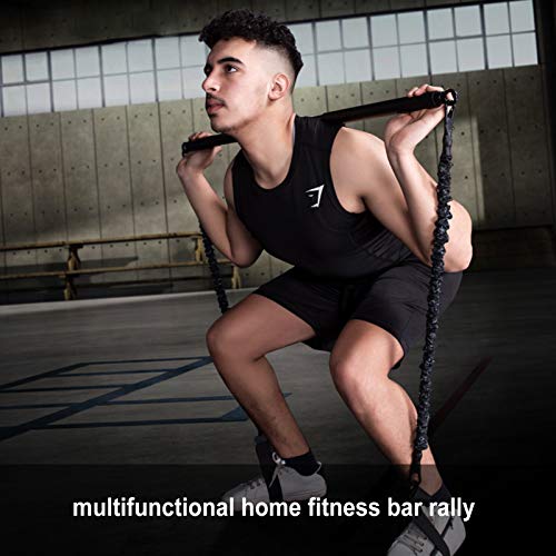 BESPORTBLE Pilates Stick Metal Heacy Duty Exercício Elástico Pulling Yoga Stick para Emagrecimento E