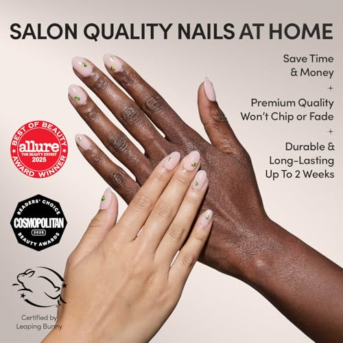 Glamnetic Ongles à presser Vert olive : kit de manucure réutilisable - 2