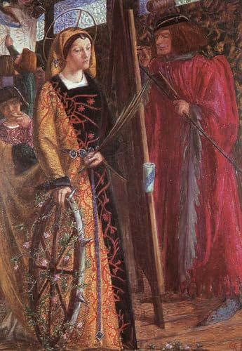 Peinture Sainte Catherine Rossetti pour créer un salon artistique et élégant
