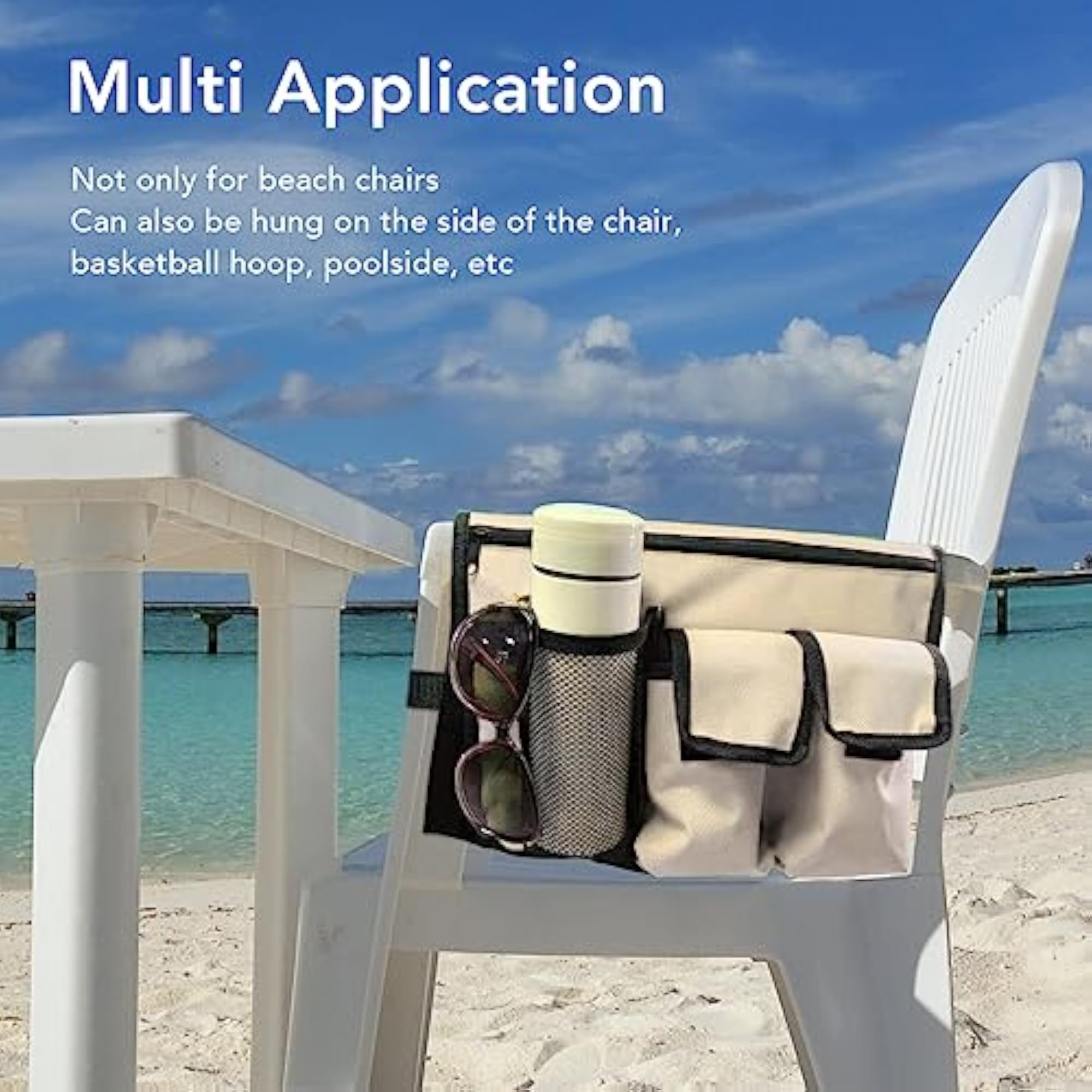 Bedside Caddy, Portable Organiser for Multi Pockets