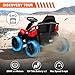 Garvee 24V Kids Power 4 Wheels,200W 4x4 Ride On Toy for Big Kids,Electric Go Kart,Adjustable 16in Seat, 4 Shock Absorbers, Wear-Resistant Wheels, Music, 4 Wheeler ATV for Boys Girls