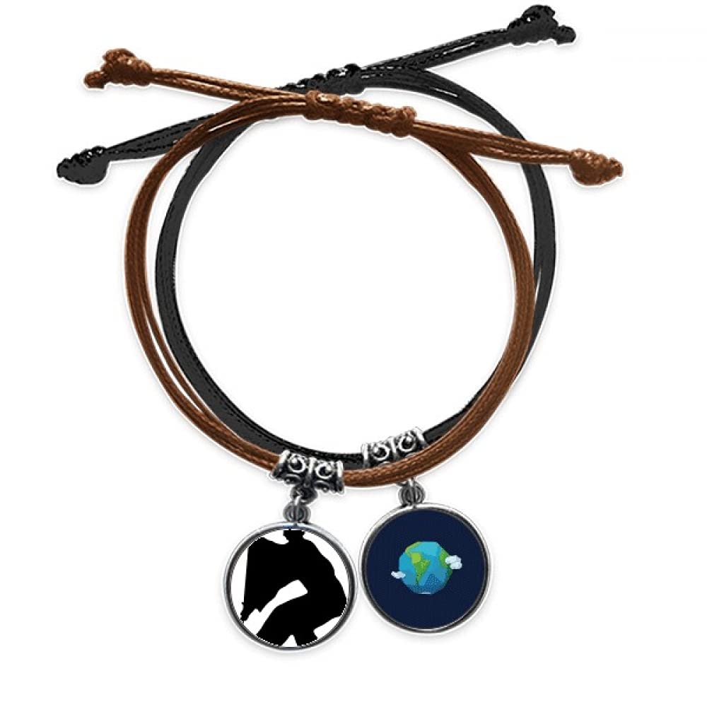 Pulsera cuerda mano ajustable que no irrita la piel shaolin 3
