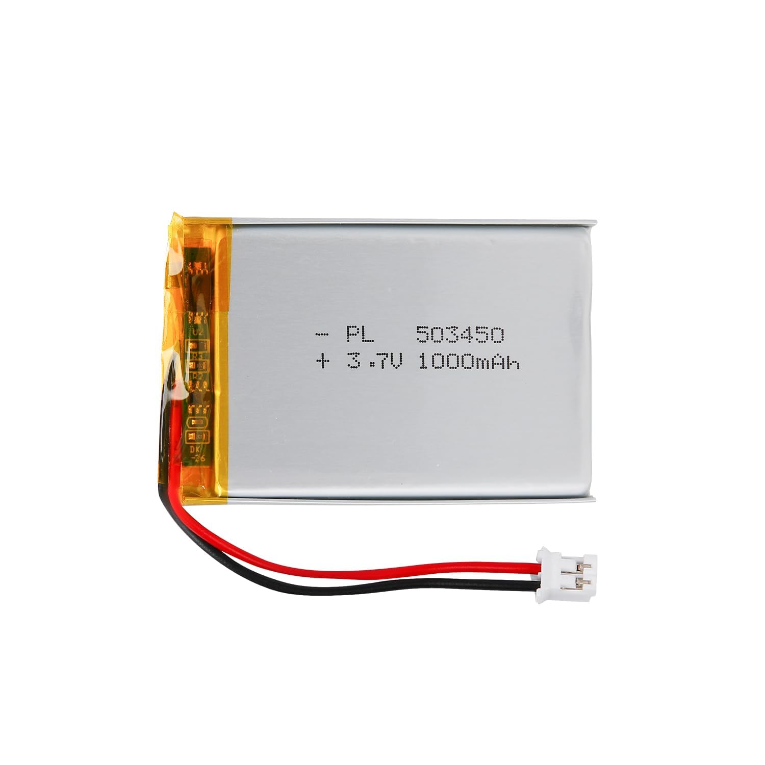 3.7V Lipo battery, 3.7V 300mAh 502530 Lithium Polymer Ion with 2P-PH connection with 2.0 mm pitch — view 42
