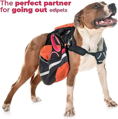 Edipets, Hundeleine, Ausziehbar, Einziehbar, 3, 5 und 8 Meter, Flexibles Band für Rechts- und Spaziergänge, Dog Leash, Rolleine, Flexileine, Retractable (Rosa, 8 Meter)
