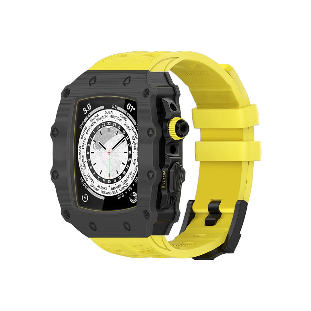 Kit boîtier carbone Apple Watch 45 mm conversion montre sport SE - 8