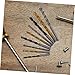 Hohopeti 1set Multipurpose Woodworking Drill Bit Set Assorted Drill Bits for All Your Drilling Needs Flexible and for Enthusiasts and Professionals