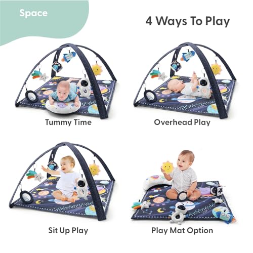 The Peanutshell Space Adventure 7-in-1 Baby Play Gym & Play Mat - Soft Padded Tummy Time Mat with Hanging Toys - Unisex Activity Gym for Newborn, Infant & Toddler Development (0-12 Months) - Image 3