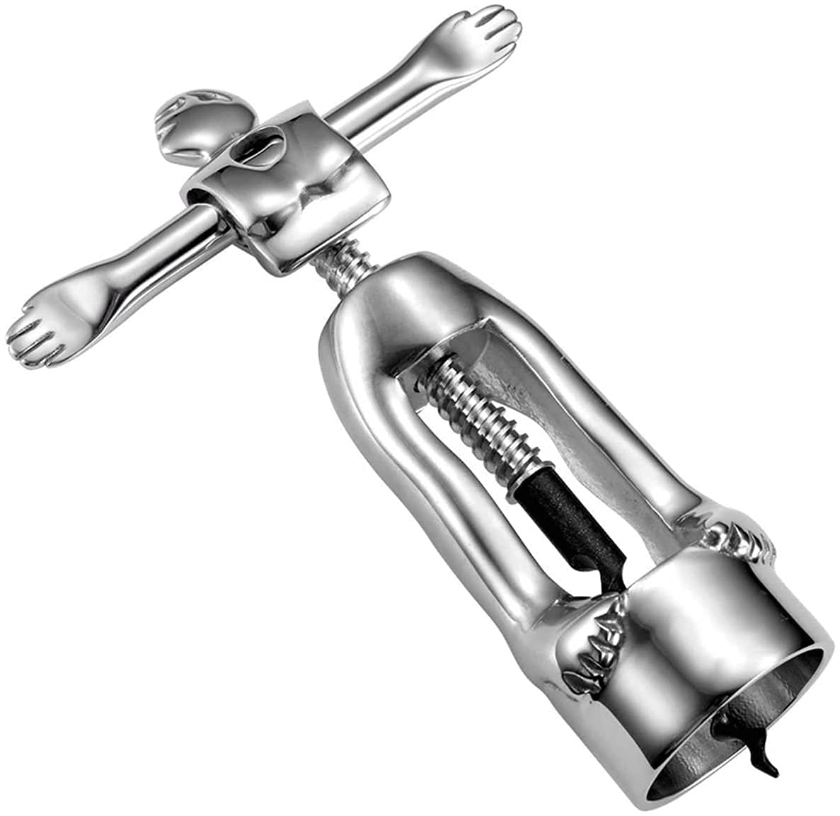 Ouvre-bouteille, tire-bouchon de serveur professionnel, à vin en acier inoxydable, utilisé par les sommeliers, serveurs et barmans du monde entier