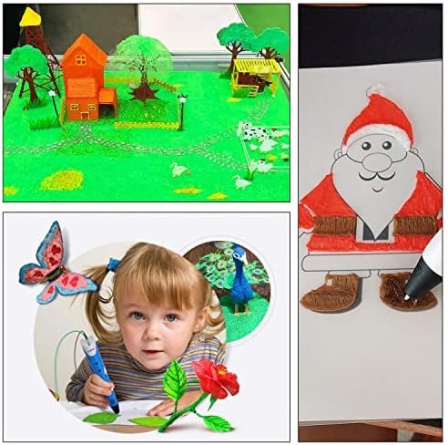 Miniatura 3 de Filamento de bolígrafo 3D de 20 colores de 660 pies, cada color es de 33 pies, repuestos de bolígrafo 3D PLA de 0.069 pulgadas para bolígrafo de