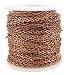 CleverDelights Rolo Chain Roll - 100 Feet - Antique Copper Color - 3x4mm Link - Bulk Oval Chain Spool