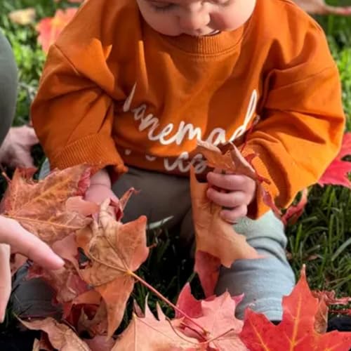 Homemade Rolls Baby Outfit - Thanksgiving Bubble Romper Long Sleeve Gift One-piece Newborn Toddler4