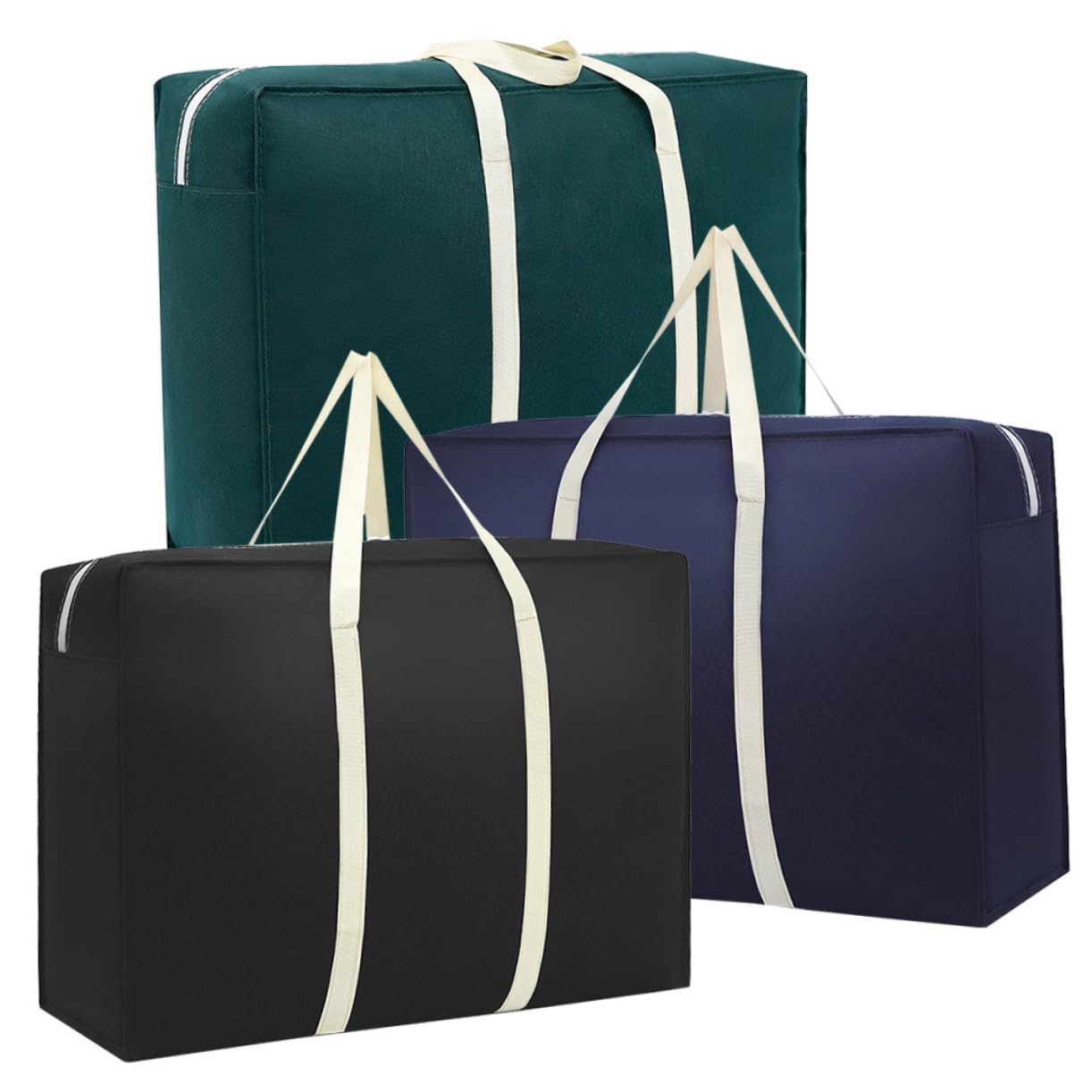 LABRIMP 3piezas Bolsa De Almacenamiento para Dormitorio Gran Capacidad Ropa Mantas Edredones Organizador De Espacio