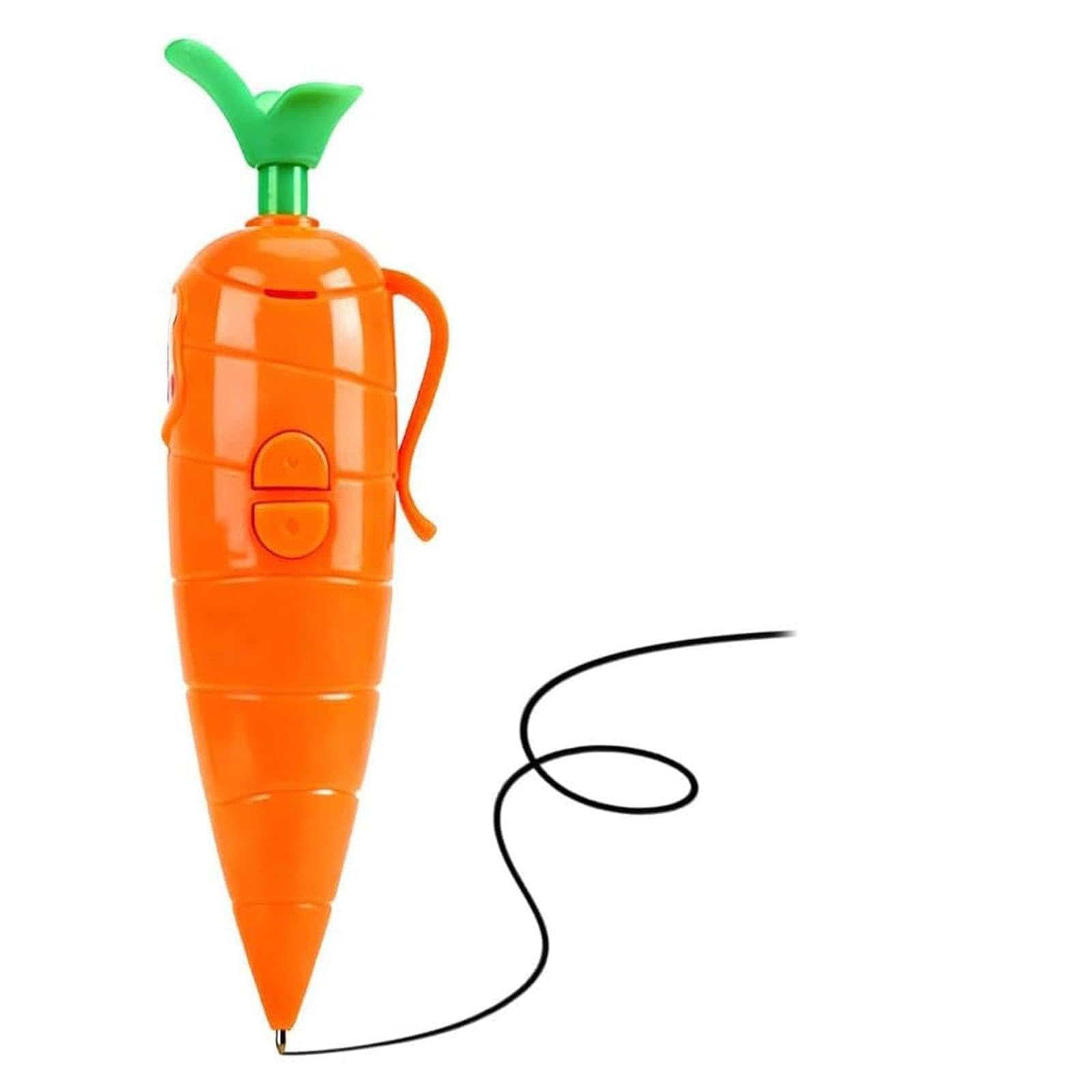 Yosedvcb Carrot*1 Carrot Pen Recorder, For Kids Creative Ballpoint Pen,Smooth-Writing Ballpoint Pen - Fun & Creative Gifts,With 60 Seconds, Role-Playing Props(Carrot*1)