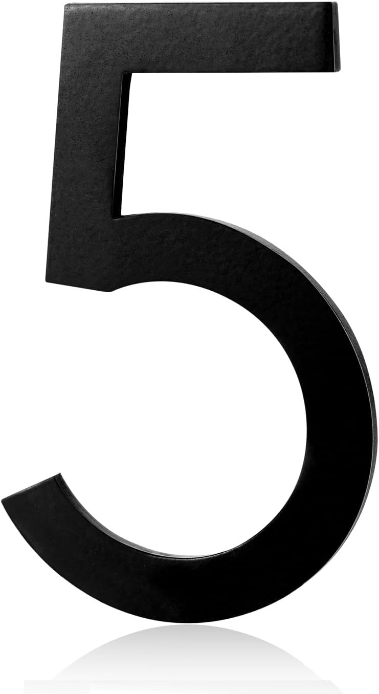 4 Inch Modern Self Adhesive House Number House Numbers