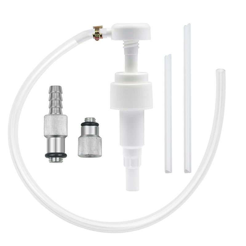 Bomba para Transferência de Óleo de Engrenagem para Garrafa de 946 mL Bentolin com Adaptadores Metálicos de 8 mm e 10 mm