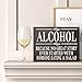 Alcohol Because Box Sign by Barnyard Designs