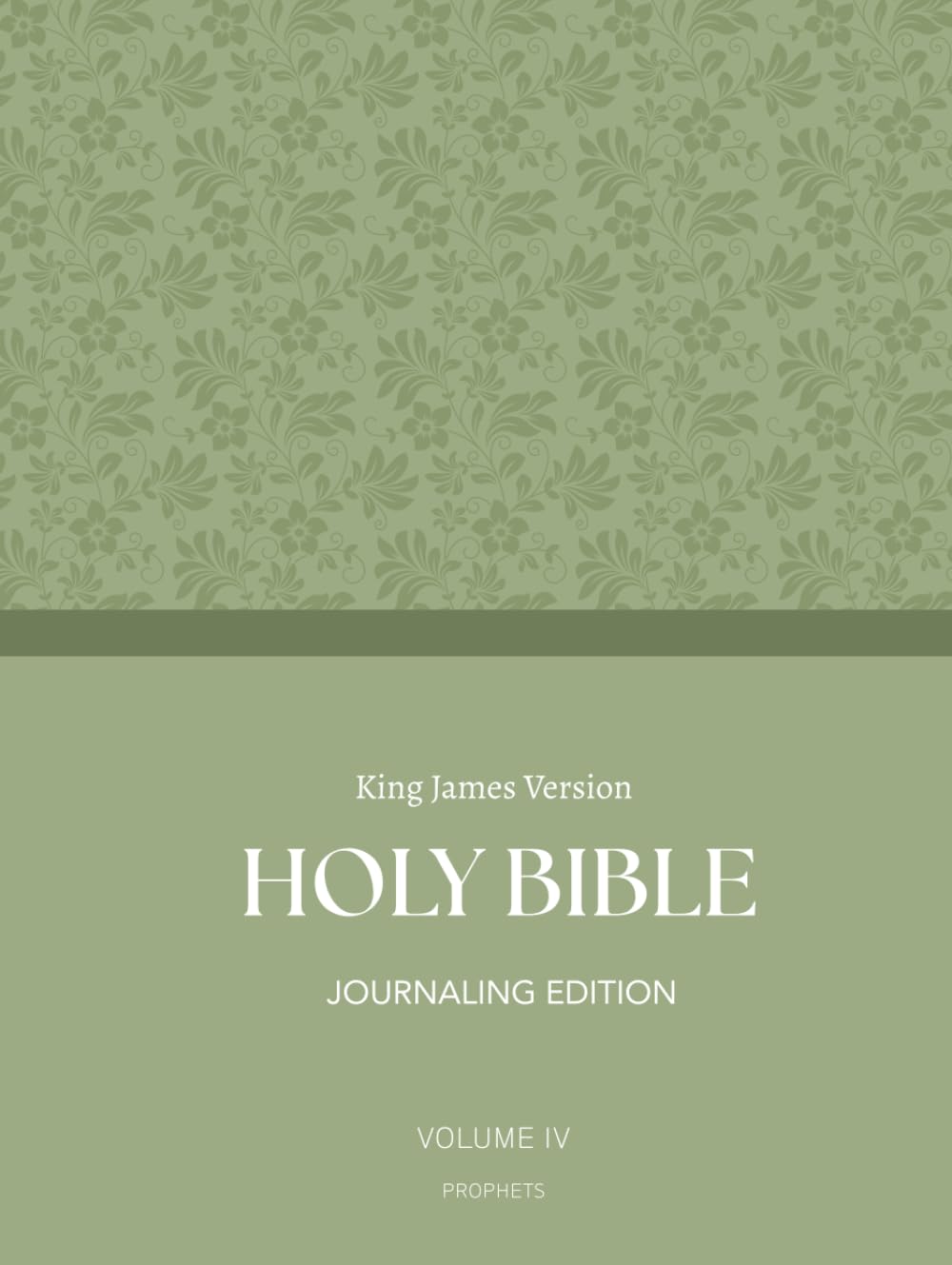 KJV Holy Bible, Note-Taking Bible, Large Print: Volume IV: PROPHETS