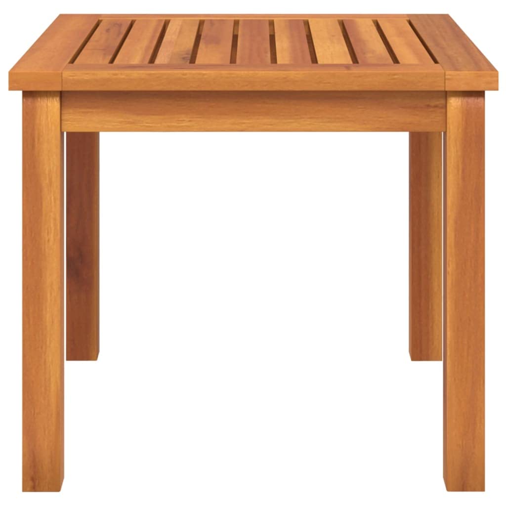 stolik kawowy z litego drewna akacjowego 40 x 40 x 36 cm stabilny blat do ogrodu na taras do wewnątrz na zewnątrz stolik pomocniczy stolik do herbaty trwały łatwy w pielęgnacji