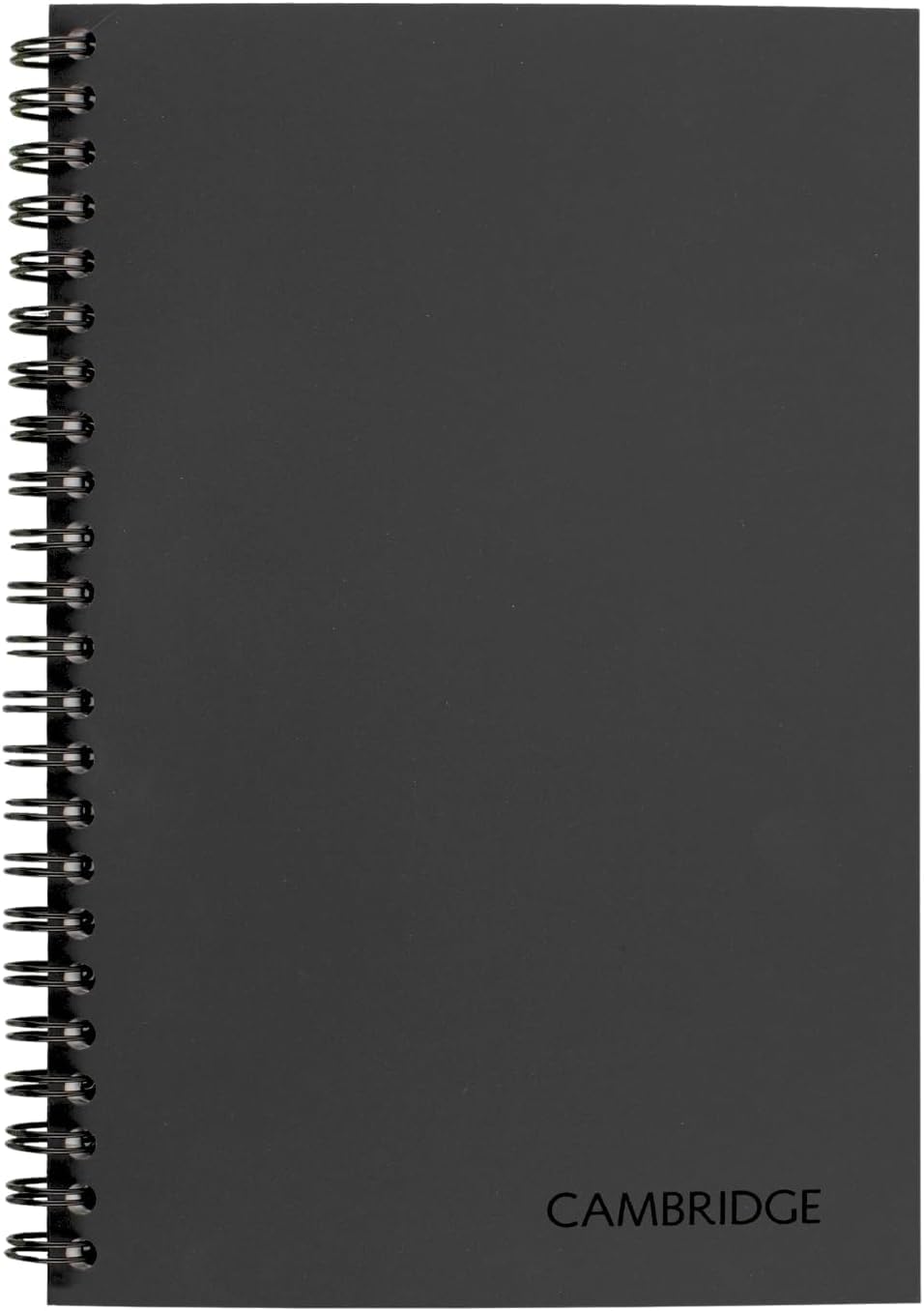 Cambridge Limited Business Notebook with QuickNotes, Legal Ruled Paper, 5" x 8", 80 Sheets, Flexible Soft Touch Cover, Wirebound, Gray (06096) image 5