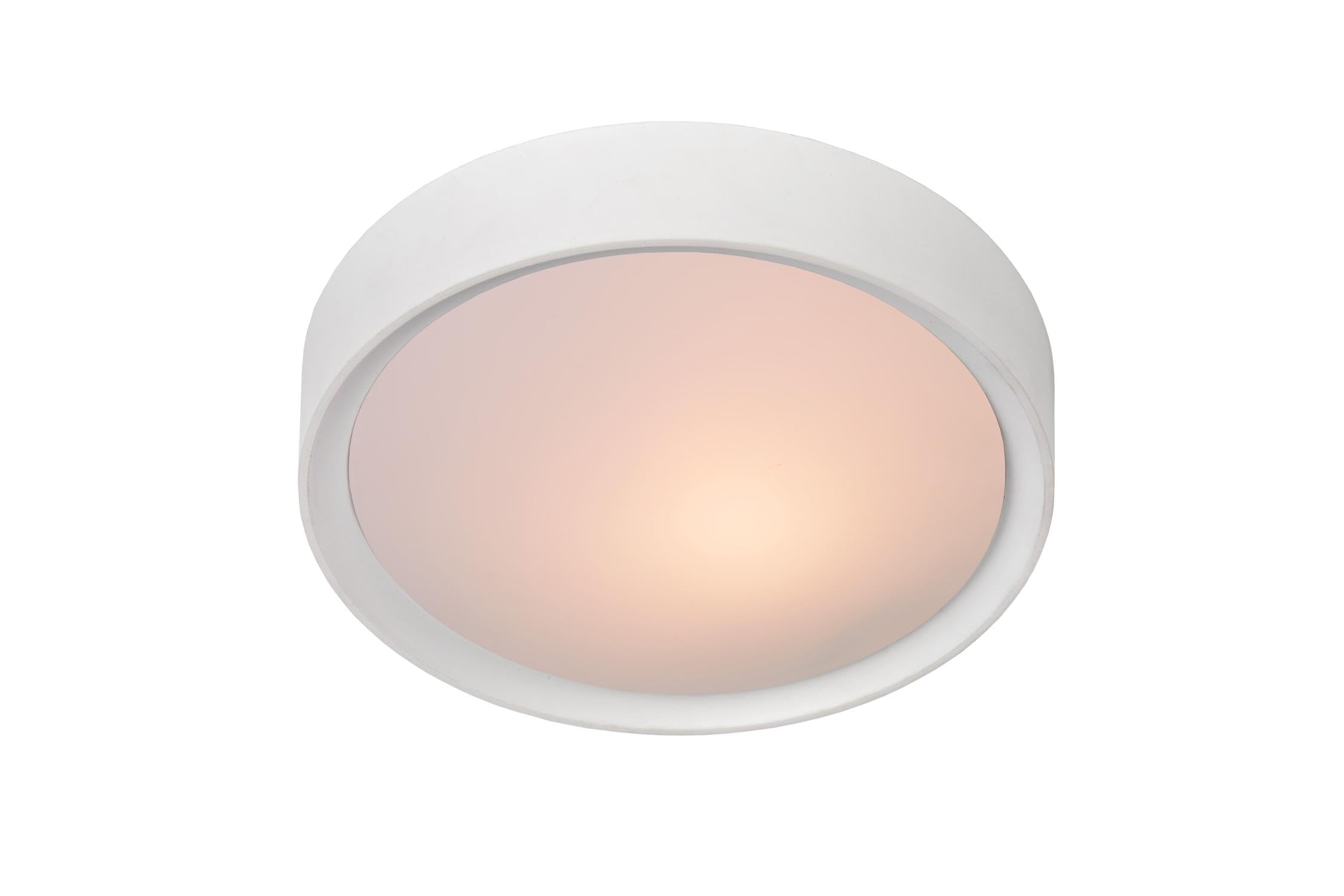 LUCIDE LEX - Deckenleuchte - Ø 25 cm - 1xE27 - Weiß