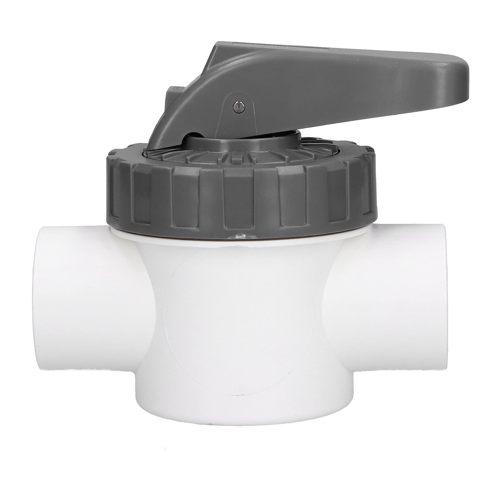 Ejoyous Válvula Desviadora Válvula Desviadora para Piscinas en ABS y PVC con Grande Diseño Ranurado Fácil Instalación y Control de Flujo Estable para Tratamiento de Agua de Piscinas (V50-2A)