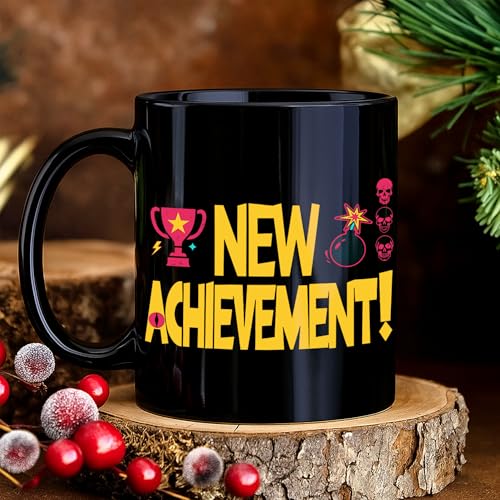 Taza de café cerámica negra 15 oz reusable miniatura 4