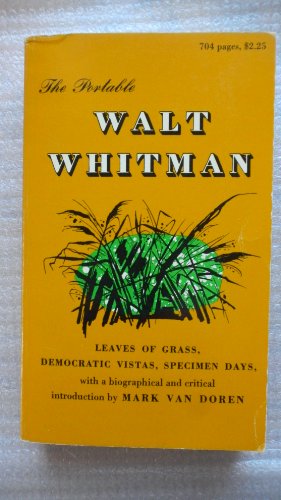 The Portable Walt Whitman: 2 0670010111 Book Cover