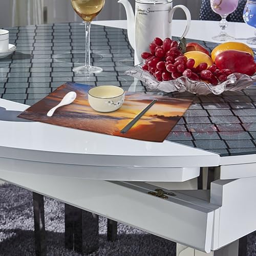 Set de table tropical toile de qualité supérieure lot de 6 - 5