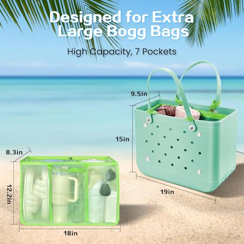 Image of XYFuuee Beach Bag Organizer Insert Divider for X Large Bogg Bag Accessories