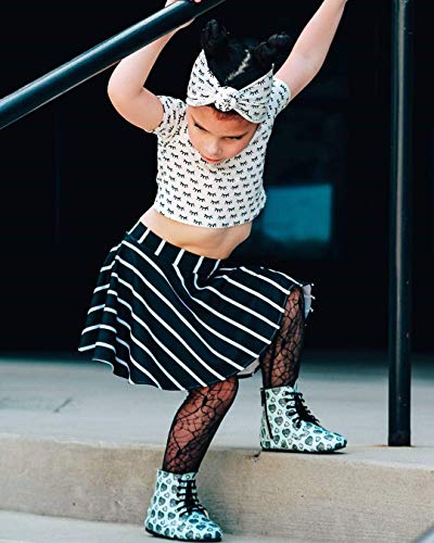 HAlloween Socks: Black Widow Vampire Spider web Knee Socks for Girls3