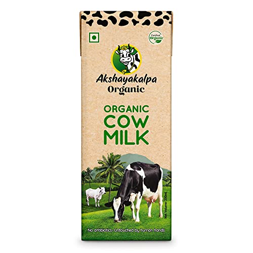 Image of Akshayakalpa Organic Cow Milk (UHT) Pack of 16 (200ml)